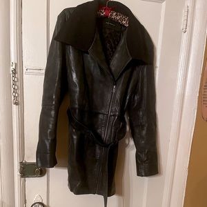 JIM & MARYLOU Vintage genuine leather coat/jacket.perfect condition